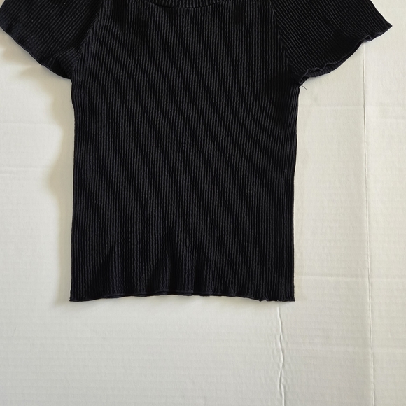 FP Movement by Free‎ People Black Ribbed Blouse - Picture 4 of 6